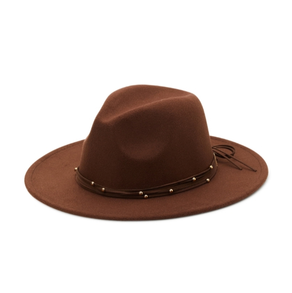 FELT FEDORA Dark Brown Rancher Hat